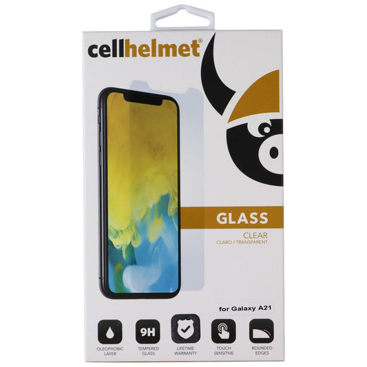 CellHelmet Tempered Glass Screen Protector for Samsung Galaxy A21 - Clear Cell Phone - Screen Protectors CellHelmet - Simple Cell Bulk Wholesale Pricing - USA Seller