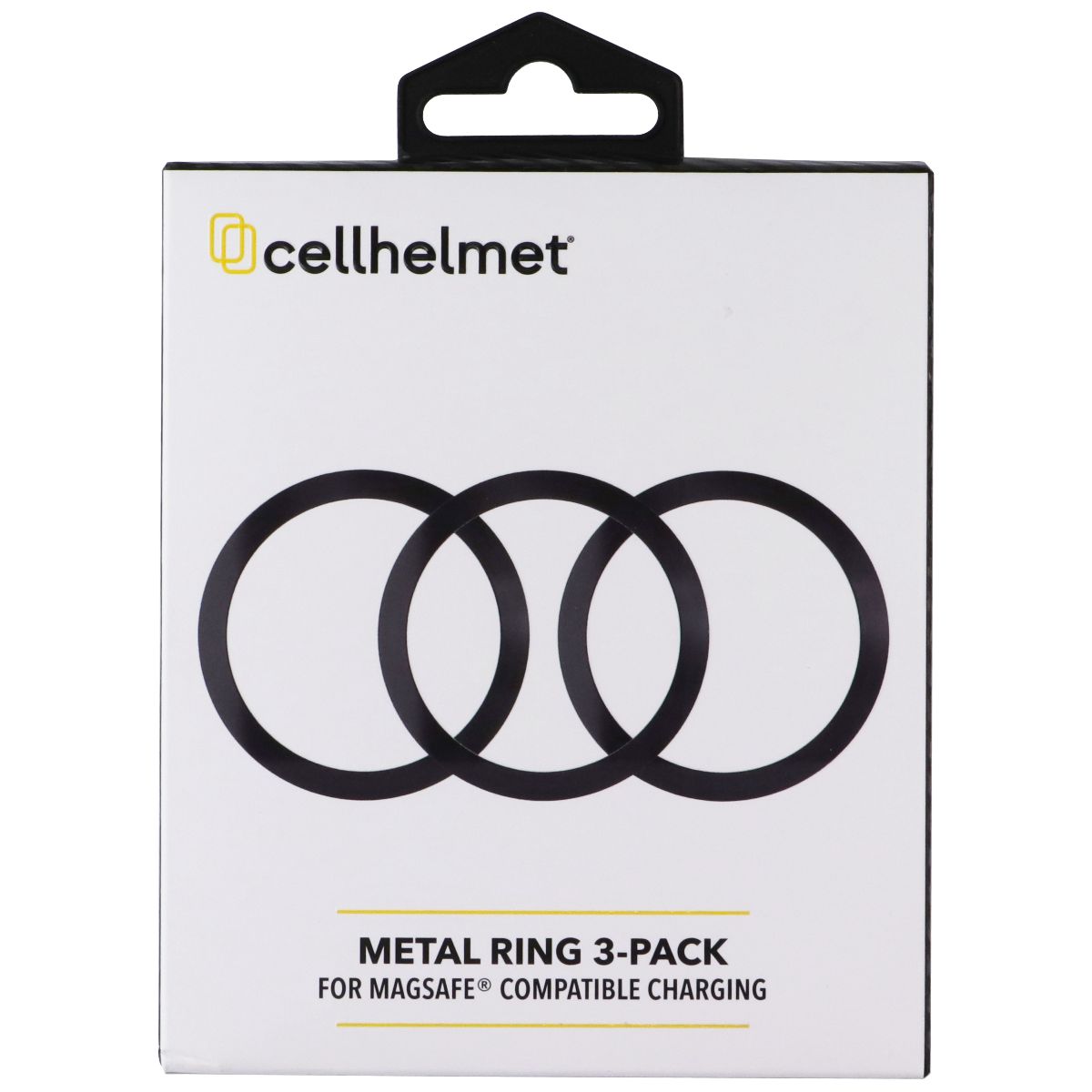 CellHelmet Metal Ring 3-Pack For MagSafe Compatible Charging