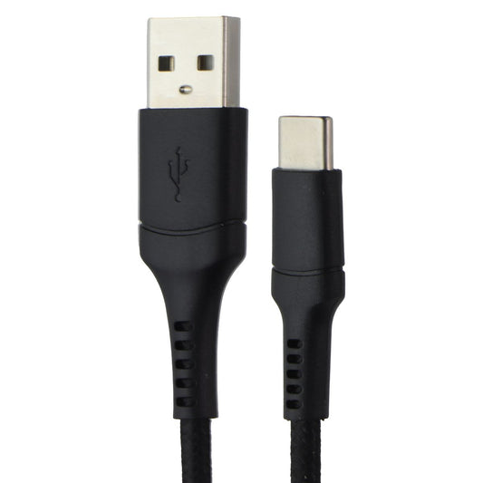 CELLCandy 10FT USB-A to USB-C Braided Charge & Sync Cable - Black Cell Phone - Cables & Adapters CELLCandy - Simple Cell Bulk Wholesale Pricing - USA Seller