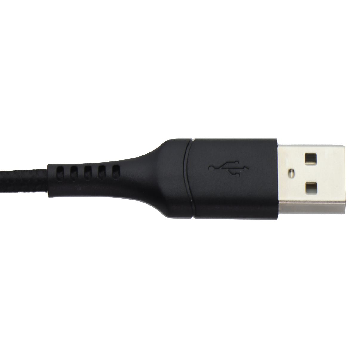 CELLCandy 10FT USB-A to USB-C Braided Charge & Sync Cable - Black Cell Phone - Cables & Adapters CELLCandy - Simple Cell Bulk Wholesale Pricing - USA Seller