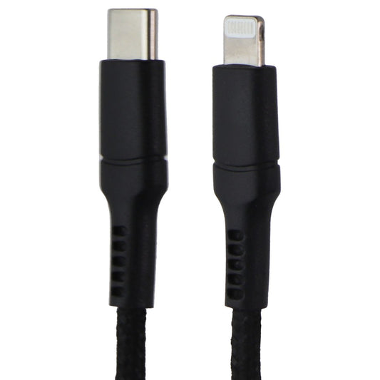 CELLCandy 10FT USB-C to Lightning 8-Pin Braided Charge & Sync Cable - Black Cell Phone - Cables & Adapters CELLCandy - Simple Cell Bulk Wholesale Pricing - USA Seller