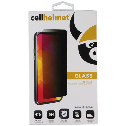 CellHelmet Glass Screen Protector for Apple iPhone 11 Pro Max/XS Max - Privacy
