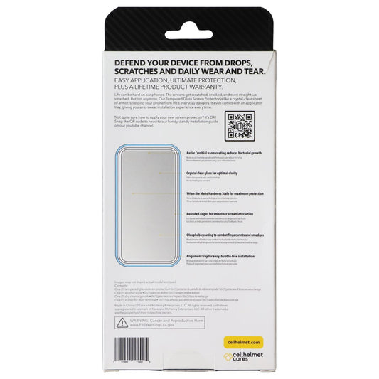 CellHelmet Tampered Glass Screen Protector for Samsung Galaxy A36 5G Cell Phone - Screen Protectors CellHelmet - Simple Cell Bulk Wholesale Pricing - USA Seller