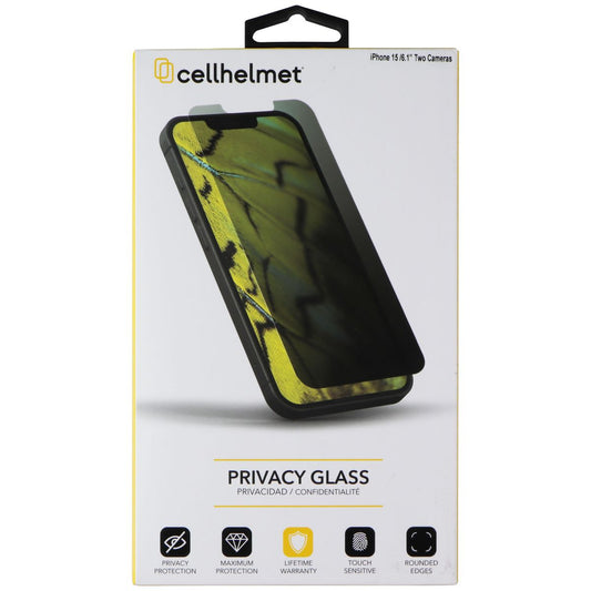 CellHelmet Privacy Glass Tempered Glass for Apple iPhone 15