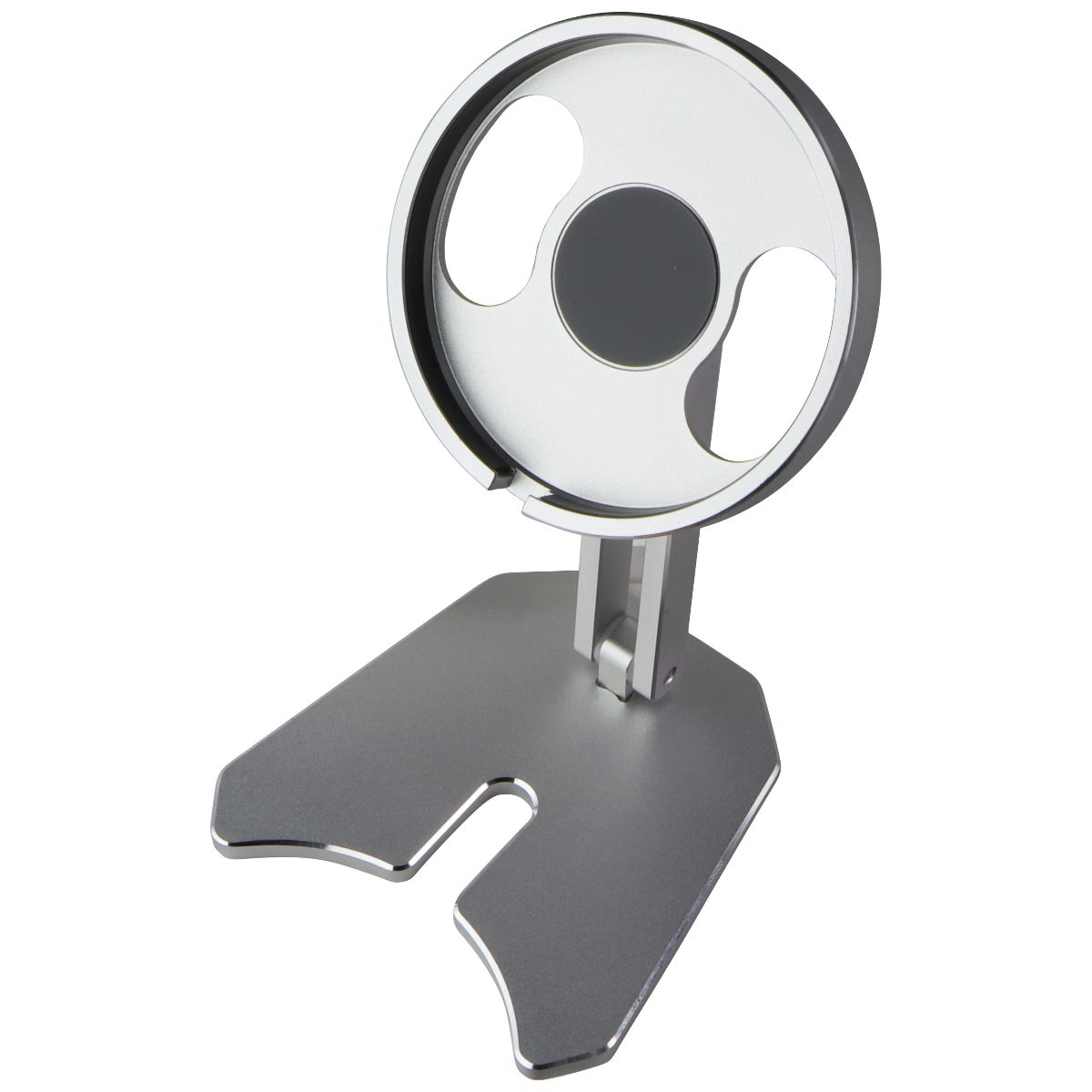 CellHelmet Wireless Charger Desk Stand - Silver Cell Phone - Mounts & Holders CellHelmet    - Simple Cell Bulk Wholesale Pricing - USA Seller