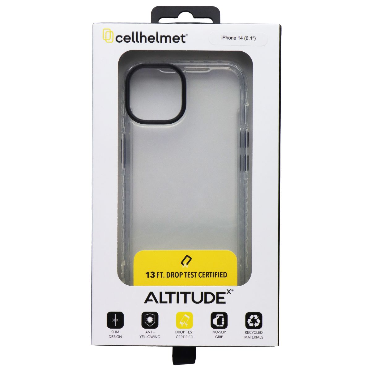 CellHelmet Altitude X Series Case for Apple iPhone 14 - Crystal Clear Cell Phone - Cases, Covers & Skins CellHelmet - Simple Cell Bulk Wholesale Pricing - USA Seller