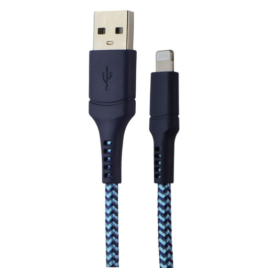 CELLCandy 10ft USB-A to Lightning 8-Pin Braided Charge & Sync Cable - Blue Cell Phone - Cables & Adapters CELLCandy - Simple Cell Bulk Wholesale Pricing - USA Seller