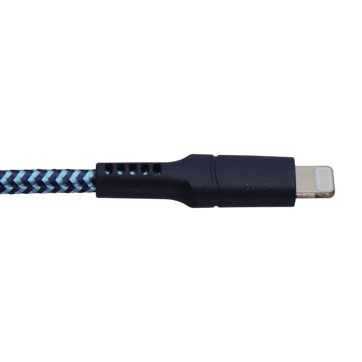 CELLCandy 10ft USB-A to Lightning 8-Pin Braided Charge & Sync Cable - Blue Cell Phone - Cables & Adapters CELLCandy - Simple Cell Bulk Wholesale Pricing - USA Seller