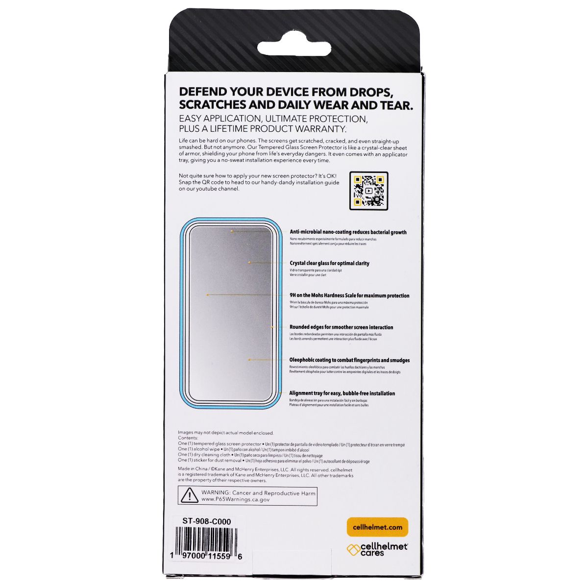 CellHelmet Tempered Glass Screen Protector for Google Pixel 10 Pro XL & 9 Pro XL