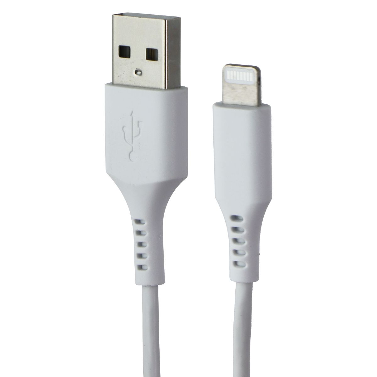 CellHelmet Wall Charger (2.4A / 12W) and USB-A to 8-Pin Lightning (3-Ft) - White Cell Phone - Cables & Adapters CellHelmet - Simple Cell Bulk Wholesale Pricing - USA Seller