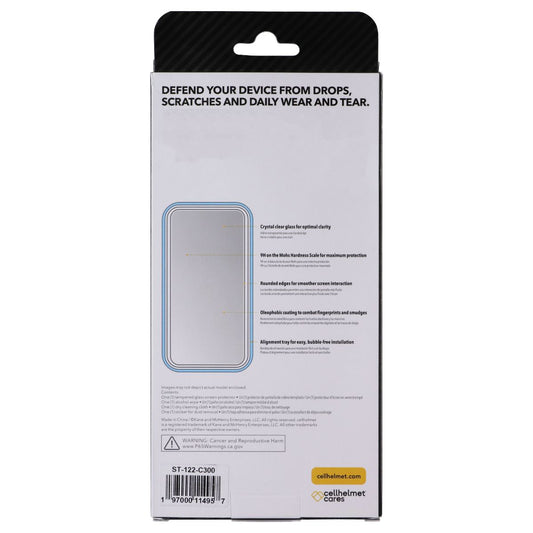CellHelmet Tempered Glass Screen Protector w/Align Tray for Apple iPhone 17 Pro Cell Phone - Screen Protectors CellHelmet - Simple Cell Bulk Wholesale Pricing - USA Seller