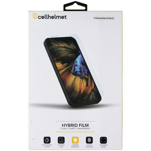 CellHelmet Hybrid Film Screen Protector for Samsung Galaxy S23 Ultra 5G Cell Phone - Screen Protectors CellHelmet    - Simple Cell Bulk Wholesale Pricing - USA Seller