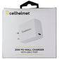CellHelmet (20W) PD Wall Charger with USB-C Port - White Cell Phone - Chargers & Cradles CellHelmet    - Simple Cell Bulk Wholesale Pricing - USA Seller