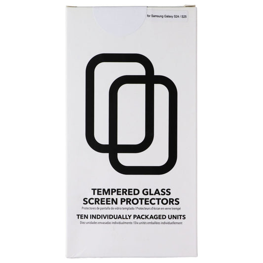 CellHelmet Tempered Glass Screen Protectors for Samsung Galaxy S25/S24 - 10 Pack Cell Phone - Screen Protectors CellHelmet - Simple Cell Bulk Wholesale Pricing - USA Seller