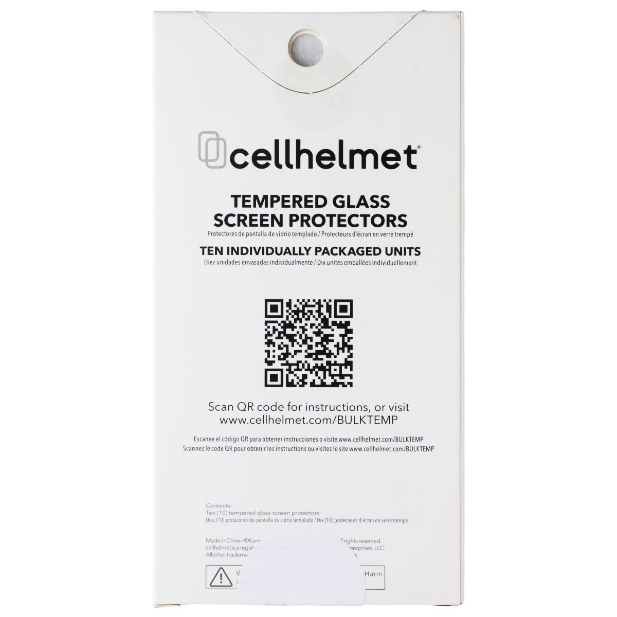 CellHelmet Tempered Glass Screen Protectors for Samsung Galaxy S25/S24 - 10 Pack