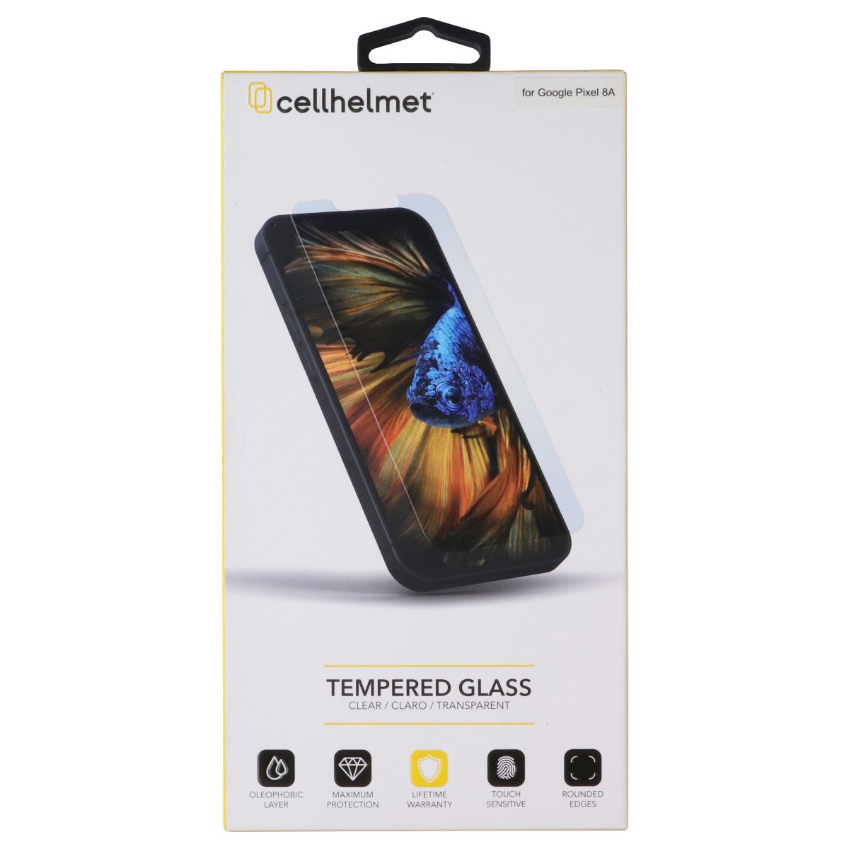 CellHelmet Tempered Glass Screen Protector for Google Pixel 8a