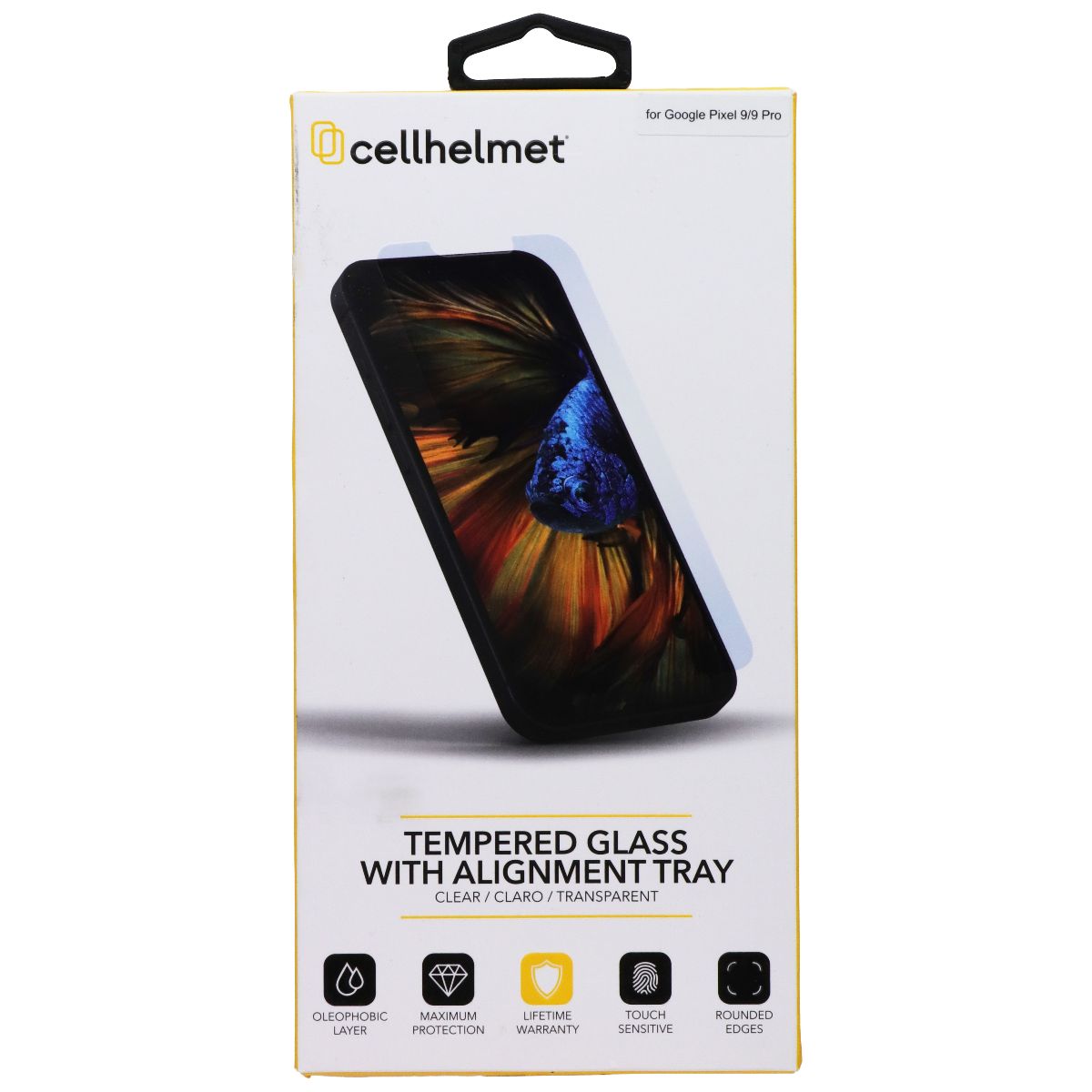 CellHelmet Tempered Glass Screen Protector for Google Pixel 9/9 Pro