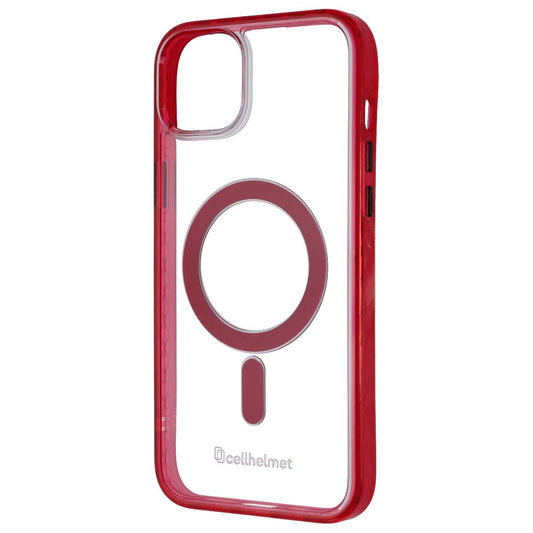 CellHelmet Magnitude MagSafe Case for Apple iPhone 14 Plus - Clear/Red