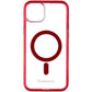 CellHelmet Magnitude MagSafe Case for Apple iPhone 14 Plus - Clear/Red