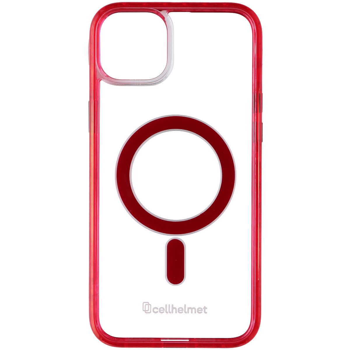 CellHelmet Magnitude MagSafe Case for Apple iPhone 14 Plus - Clear/Red