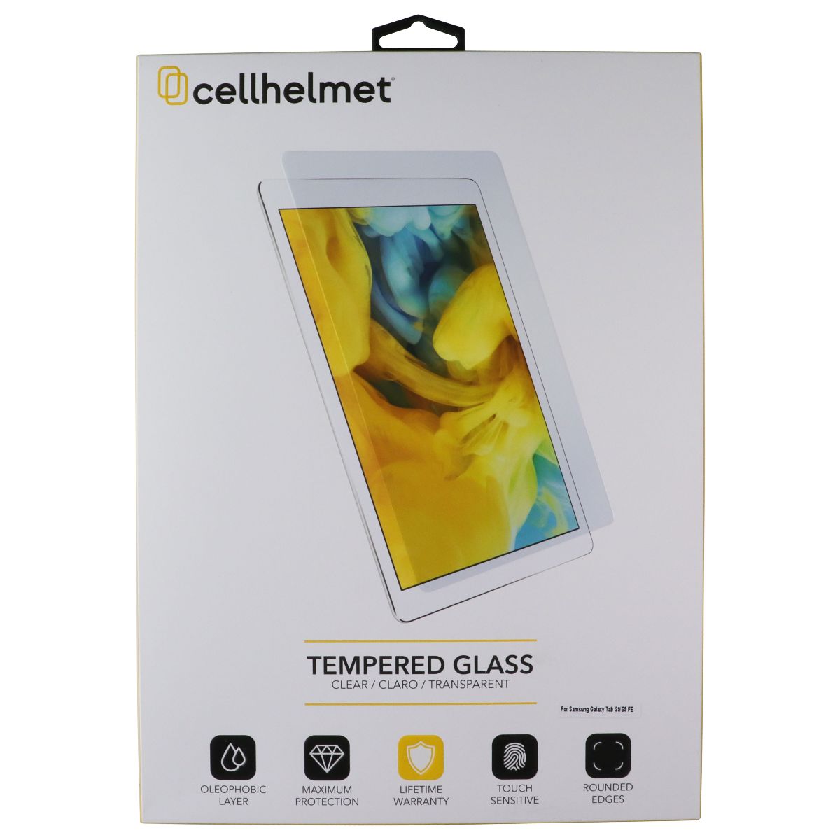 CellHelmet Tempered Glass for Samsung Galaxy Tab S9/S9 FE - Clear iPad/Tablet Accessories - Screen Protectors CellHelmet - Simple Cell Bulk Wholesale Pricing - USA Seller