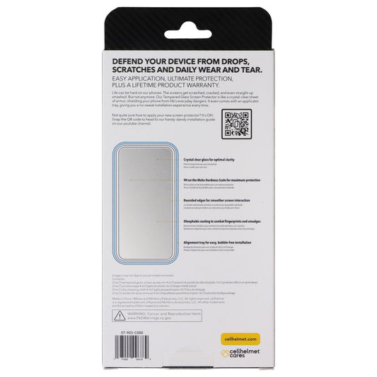 CellHelmet Tempered Glass Screen Protector w/Align Tray - Google Pixel 9 Pro XL Cell Phone - Screen Protectors CellHelmet - Simple Cell Bulk Wholesale Pricing - USA Seller