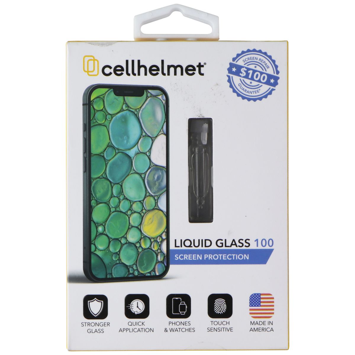 CellHelmet Liquid Glass 100 Screen Protection Cell Phone - Screen Protectors CellHelmet    - Simple Cell Bulk Wholesale Pricing - USA Seller