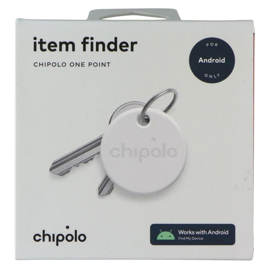 Chipolo One Point Item Finder (For Android Only) - White (C23M) GPS Accessories & Tracking - Tracking Devices Chipolo - Simple Cell Bulk Wholesale Pricing - USA Seller