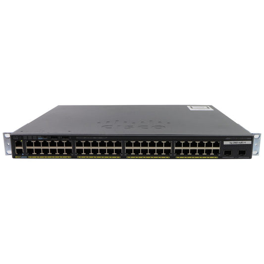 Cisco Catalyst (2960X-48LPD-L) 48 LAN Base Layer Stackable Switch Networking - Other Enterprise Networking Devices Cisco    - Simple Cell Bulk Wholesale Pricing - USA Seller