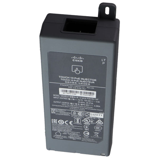 Cisco Touch 10 PoE Injector 56V/.285A (POE16U-1AF) - Brick Only Multipurpose Batteries & Power - Multipurpose AC to DC Adapters Cisco    - Simple Cell Bulk Wholesale Pricing - USA Seller
