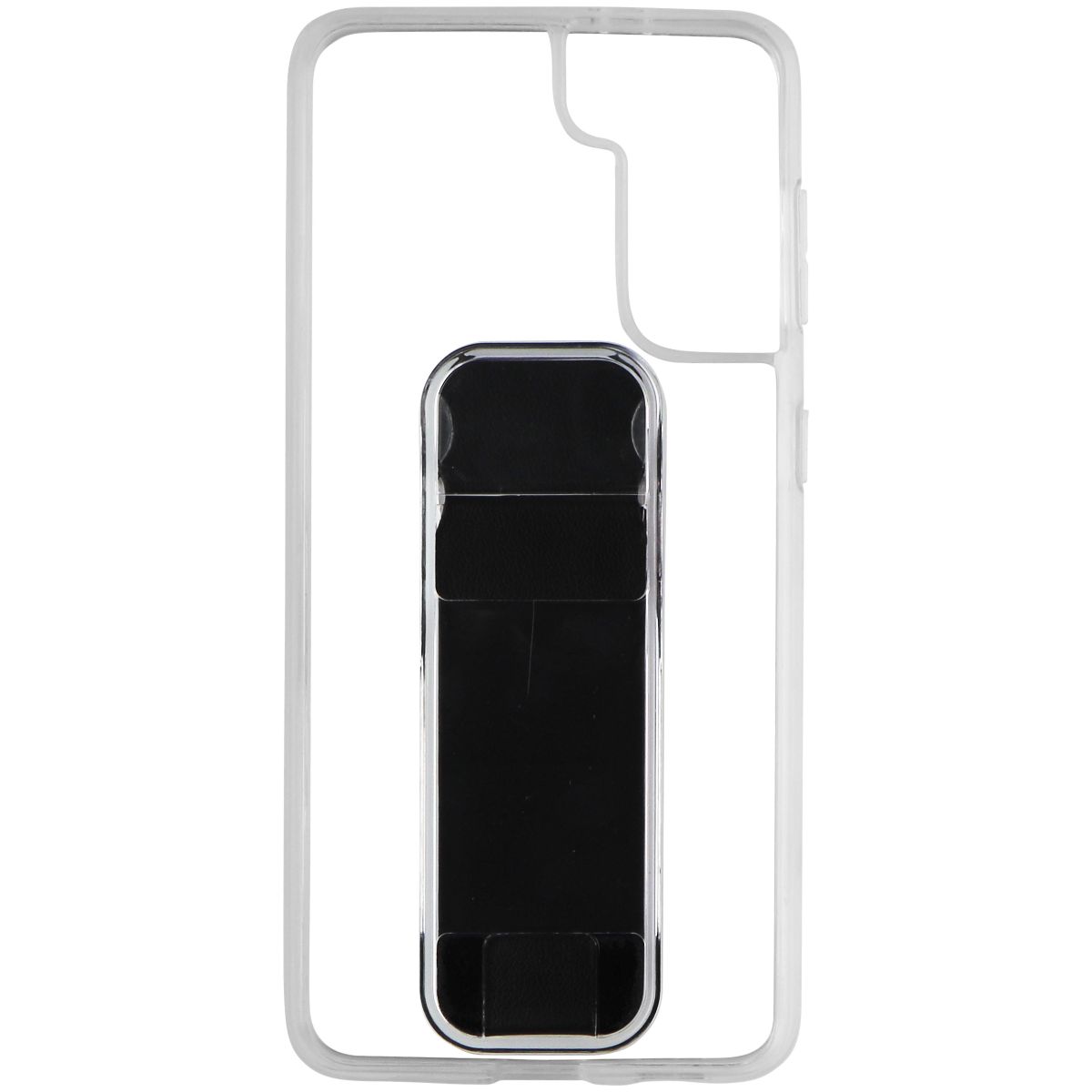 Clckr Stand & Grip Case for Samsung Galaxy S21 5G - Clear/Black Cell Phone - Cases, Covers & Skins Clckr    - Simple Cell Bulk Wholesale Pricing - USA Seller