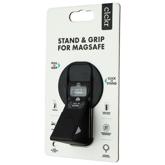 CLCKR Stand & Grip for MagSafe on Compatible iPhones - Black