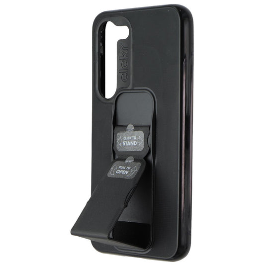 CLCKR Stand + Grip Series Case for Samsung Galaxy S23 - Black Cell Phone - Cases, Covers & Skins Clckr    - Simple Cell Bulk Wholesale Pricing - USA Seller