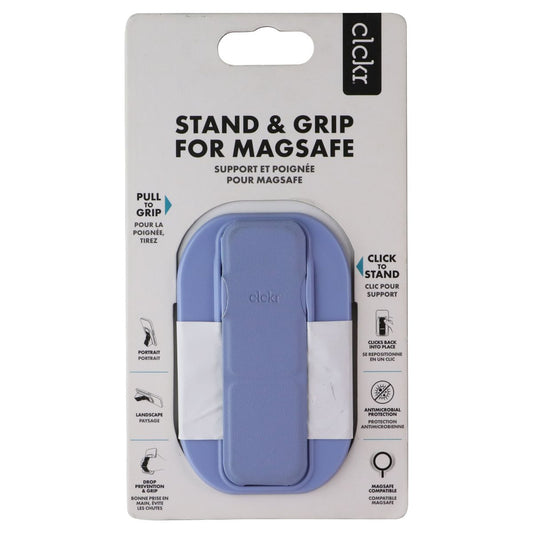 CLCKR Phone Stand and Grip for MagSafe Compatible Phones - Blue Cell Phone - Mounts & Holders Clckr - Simple Cell Bulk Wholesale Pricing - USA Seller