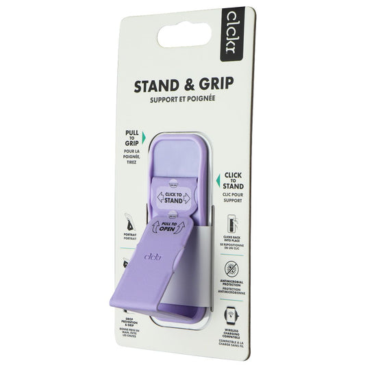 CLCKR Stand & Grip Universal Adhesive Kickstand Grip for Smartphones - Lilac Cell Phone - Mounts & Holders Clckr - Simple Cell Bulk Wholesale Pricing - USA Seller