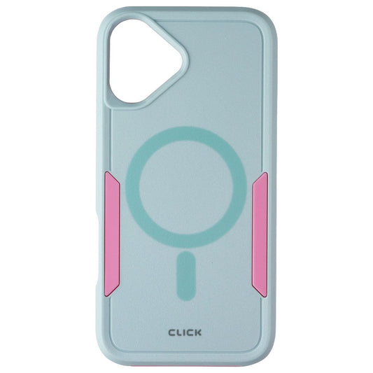 Click Impact MagSafe Series Case for Apple iPhone 16 Plus - Aqua/Pink Cell Phone - Cases, Covers & Skins Click - Simple Cell Bulk Wholesale Pricing - USA Seller