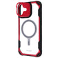 Click Fusion MagSafe Series Case for Apple iPhone 16 Plus - Red/Clear