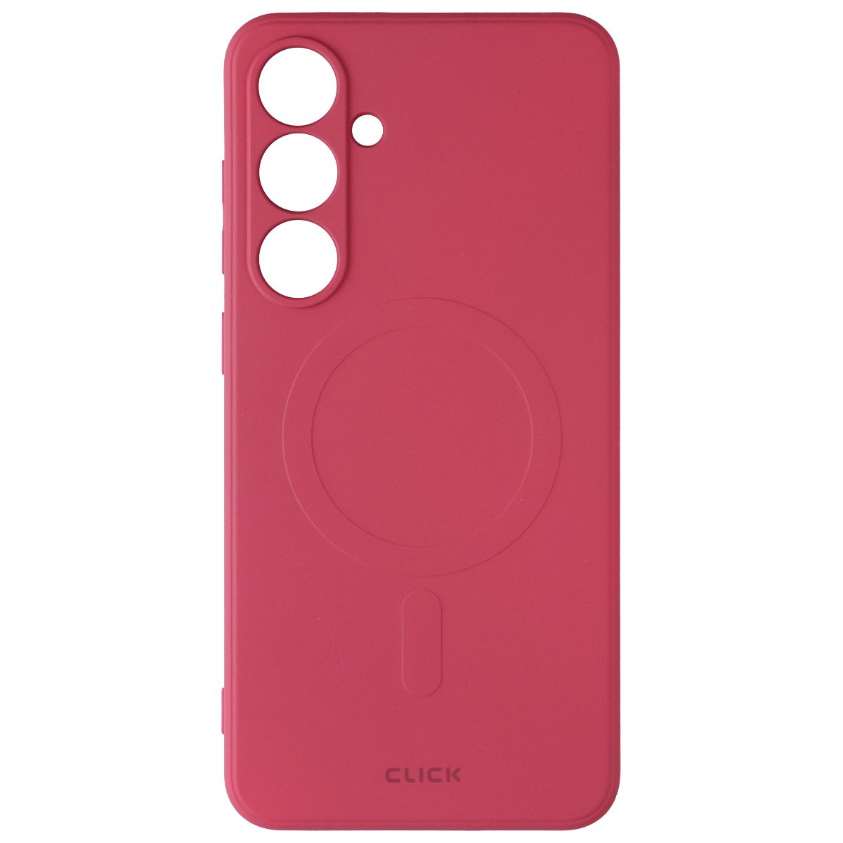 Click Slim Silicon Series Case for MagSafe for Samsung Galaxy S24 FE - Red
