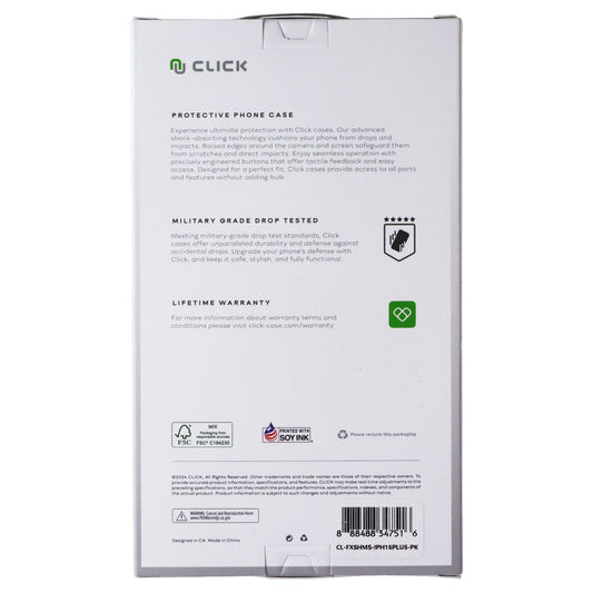 Click Flex Shield Case for MagSafe for Apple iPhone 16 Plus - Pink Cell Phone - Cases, Covers & Skins Click - Simple Cell Bulk Wholesale Pricing - USA Seller