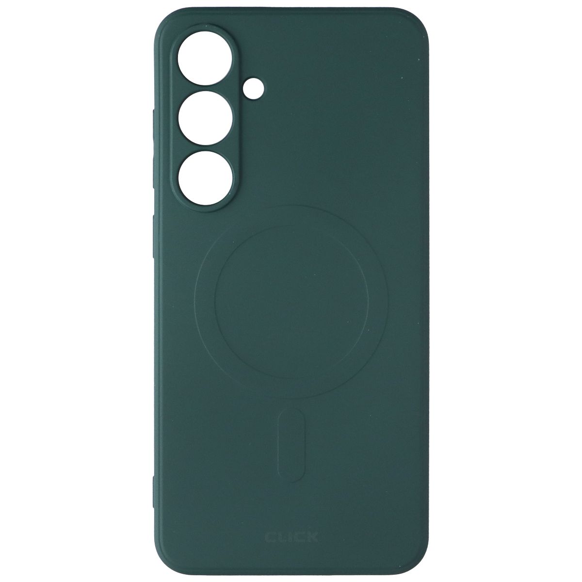 Click Slim Silicone Series Magnetic Case for Samsung Galaxy S24 FE - Green Cell Phone - Cases, Covers & Skins Click - Simple Cell Bulk Wholesale Pricing - USA Seller