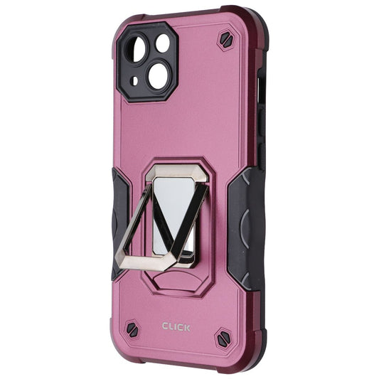 Click Pro Series Case with Kickstand for Apple iPhone 13 - Burgundy