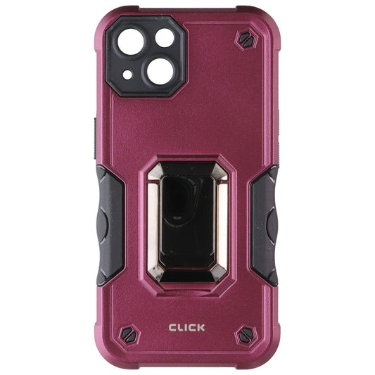 Click Pro Series Case with Kickstand for Apple iPhone 13 - Burgundy
