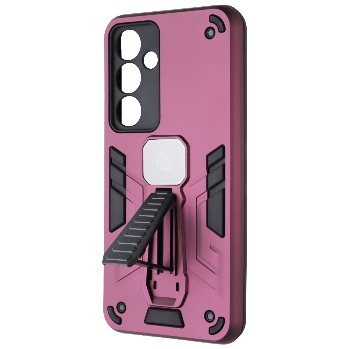 Click Static Series Kickstand Case for Samsung Galaxy S24 FE - Burgundy Cell Phone - Cases, Covers & Skins Click - Simple Cell Bulk Wholesale Pricing - USA Seller