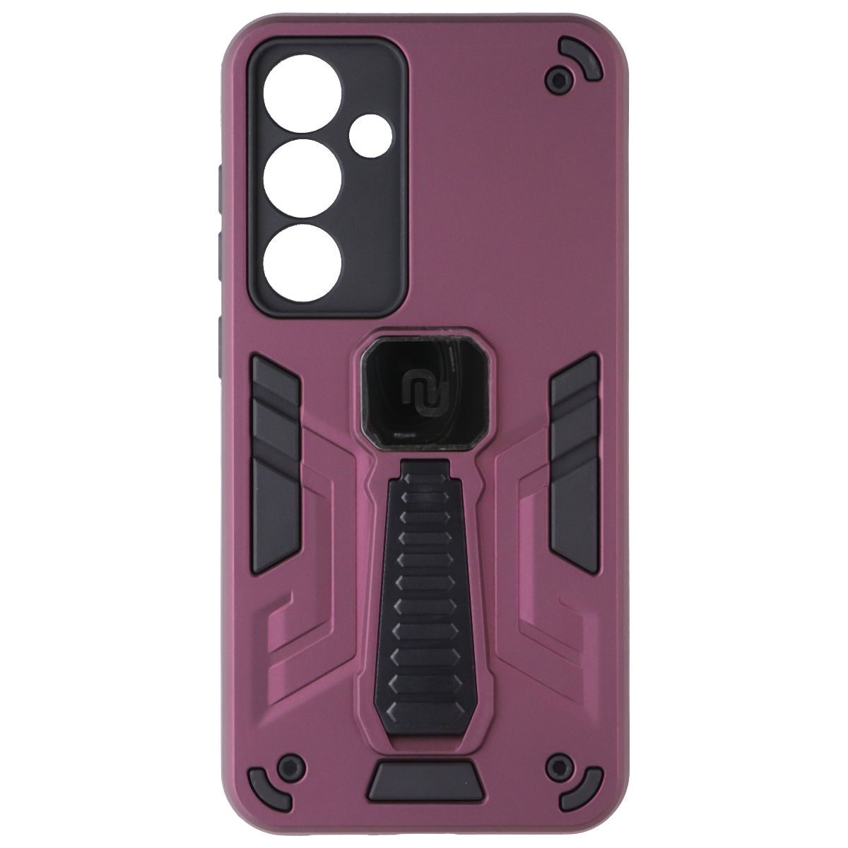 Click Static Series Kickstand Case for Samsung Galaxy S24 FE - Burgundy Cell Phone - Cases, Covers & Skins Click - Simple Cell Bulk Wholesale Pricing - USA Seller