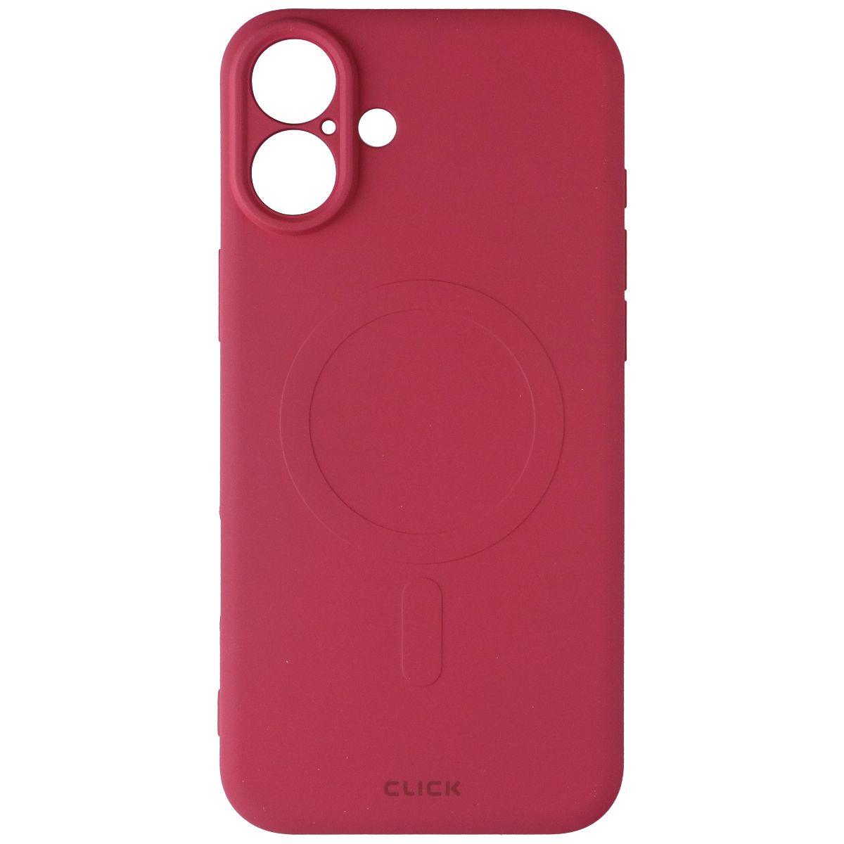 Click Slim Silicone Series Case for MagSafe for Apple iPhone 16 Plus - Red Cell Phone - Cases, Covers & Skins Click - Simple Cell Bulk Wholesale Pricing - USA Seller
