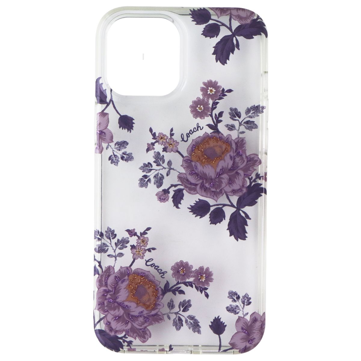 Coach Protective Case for Apple iPhone 12 Pro Max - Moody Floral Clear Cell Phone - Cases, Covers & Skins Coach - Simple Cell Bulk Wholesale Pricing - USA Seller