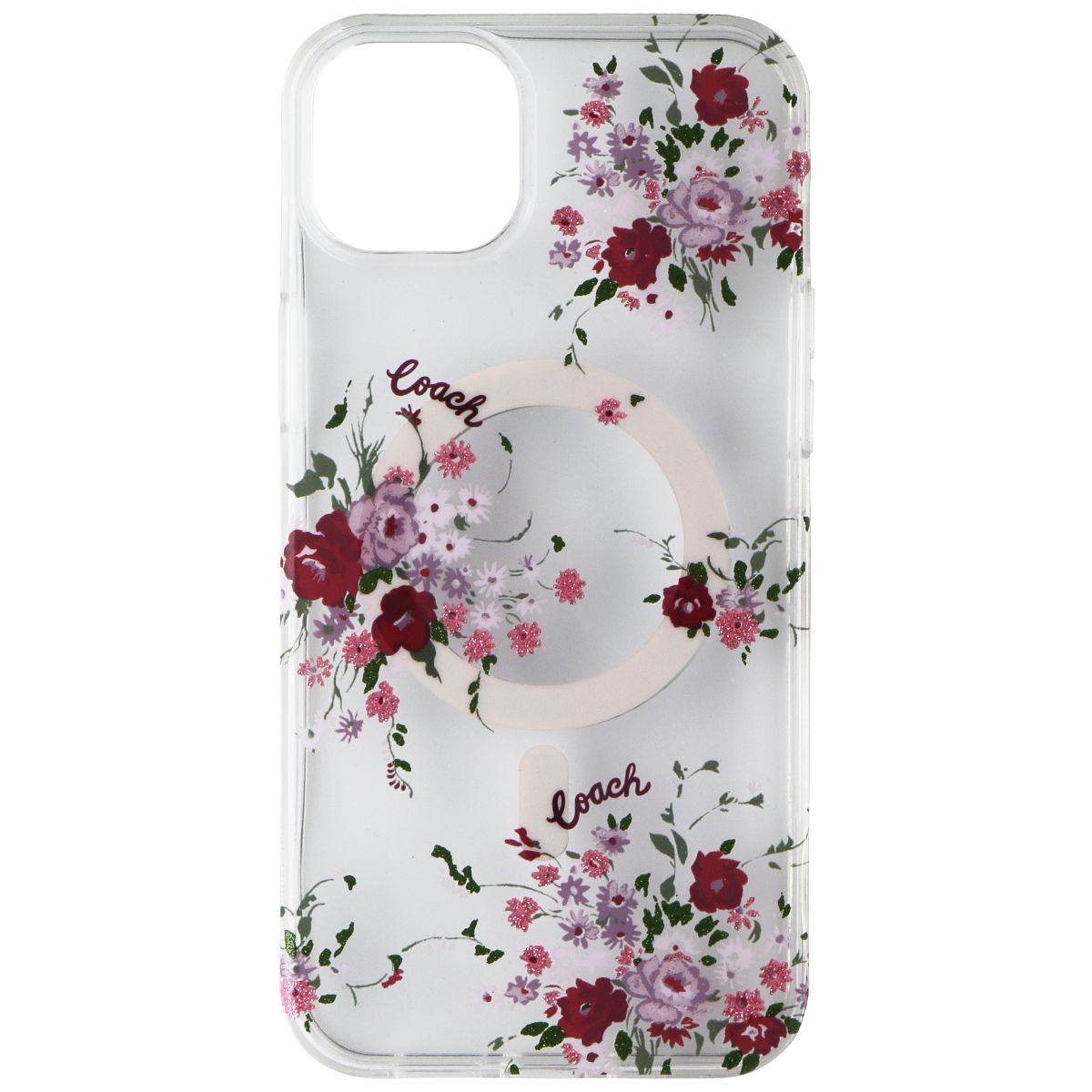 Coach Protective Hardshell Case for iPhone 14 Plus - Floral Purple Bundle Cell Phone - Cases, Covers & Skins Coach - Simple Cell Bulk Wholesale Pricing - USA Seller