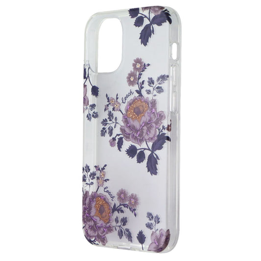 Coach Protective Hard Case for Apple iPhone 12 Mini - Moody Floral Clear Cell Phone - Cases, Covers & Skins Coach - Simple Cell Bulk Wholesale Pricing - USA Seller