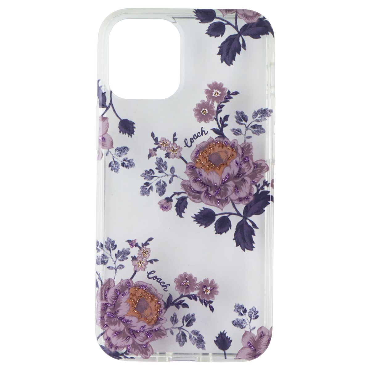 Coach Protective Hard Case for Apple iPhone 12 Mini - Moody Floral Clear Cell Phone - Cases, Covers & Skins Coach - Simple Cell Bulk Wholesale Pricing - USA Seller