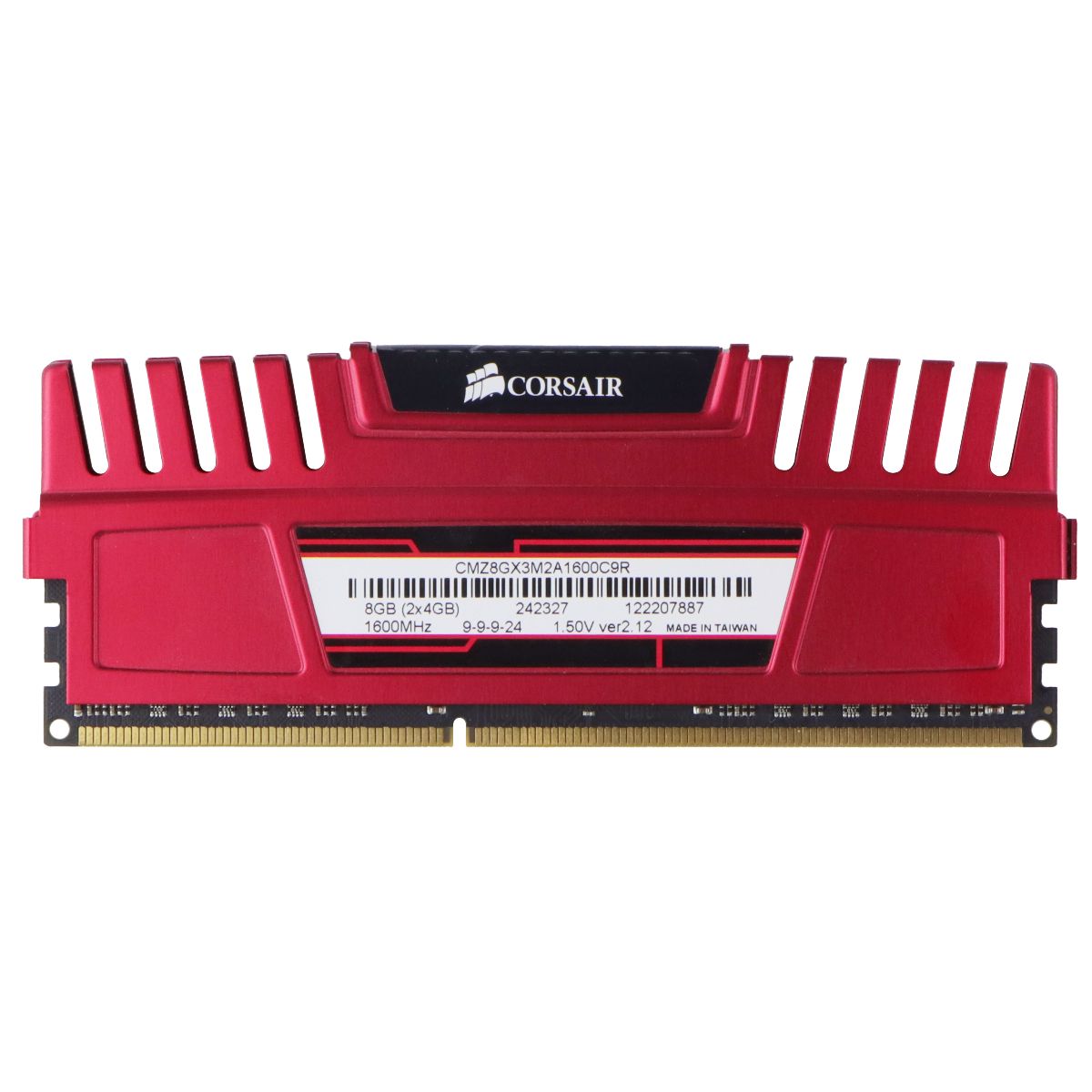Corsair Vengeance 8GB (2X4GB) DDR3 1600MHz 1.5v CMZ8GX3M2A1600C9R Computer Parts - Memory (RAM) Corsair - Simple Cell Bulk Wholesale Pricing - USA Seller